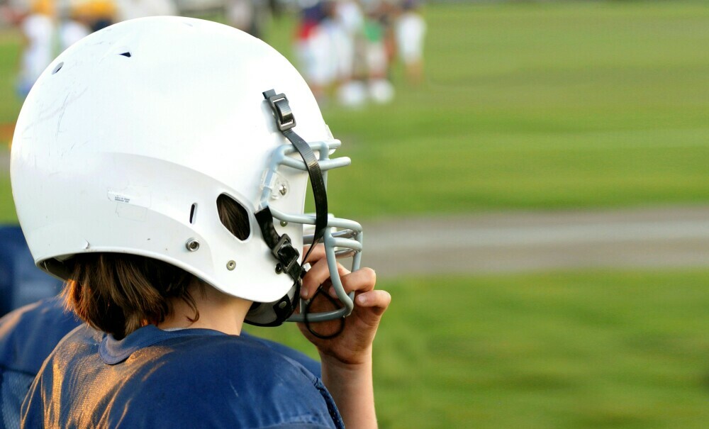 Kids football helmets