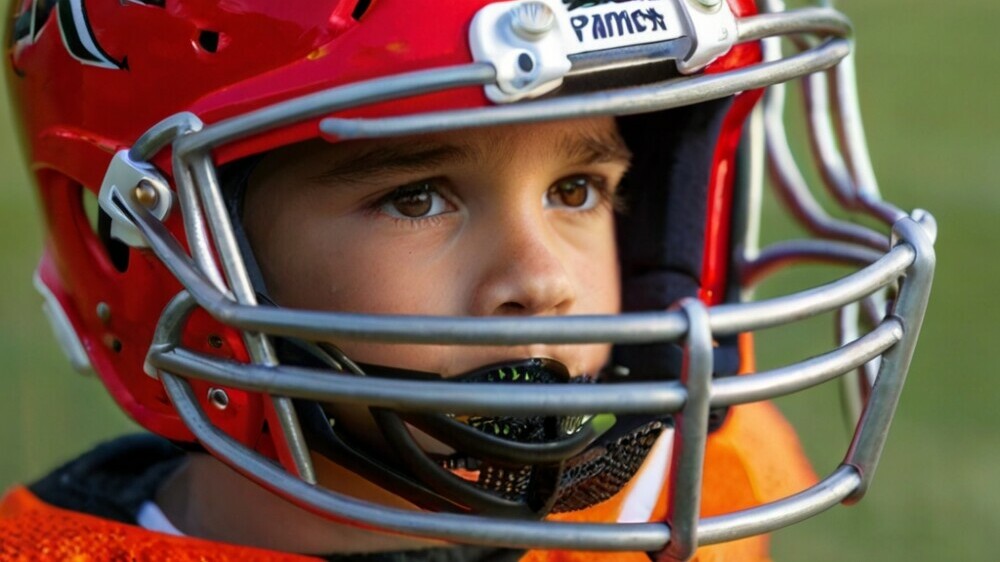 Youth Football helmet visor