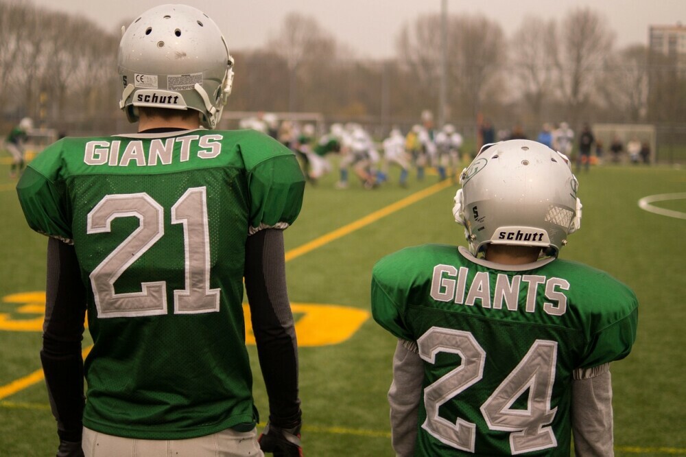 Kids Football Helmet Shoulder Pads